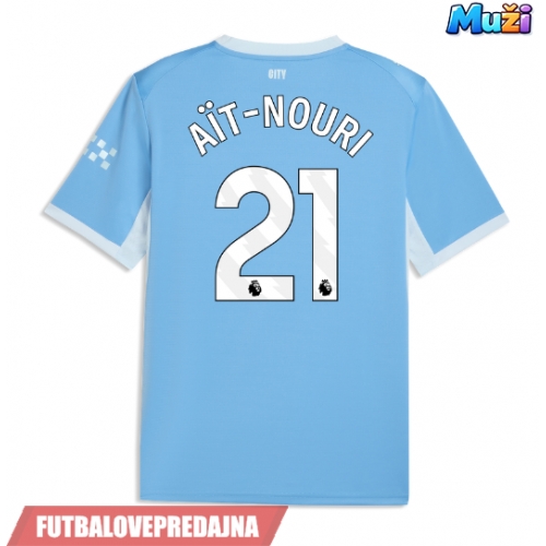 Lacne Muži Futbalové dres Manchester City Rayan Ait-Nouri #21 2026-27 Krátky Rukáv - Domáci